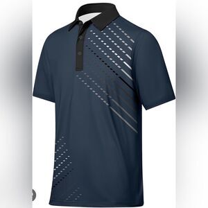 Men’s Short Sleeve Polo Shirt Size M NWT